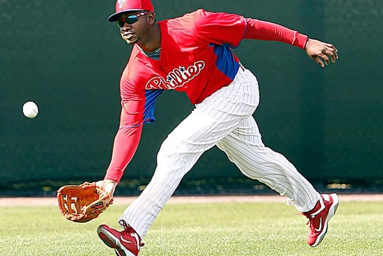 Will Phillies outfielder Domonic Brown be on the Opening Day roster? (Yong Kim/Staff Photographer)