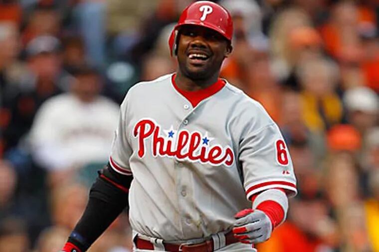Ryan Howard has yet to record an RBI and has 14 strikeouts while hitting .286 in the 2010 postseason. (Yong Kim/Staff Photographer)