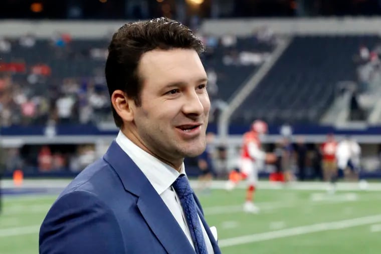 Tony Romo (shown in 2017) never made it to the biggest stage as a player. How did he do as an analyst?