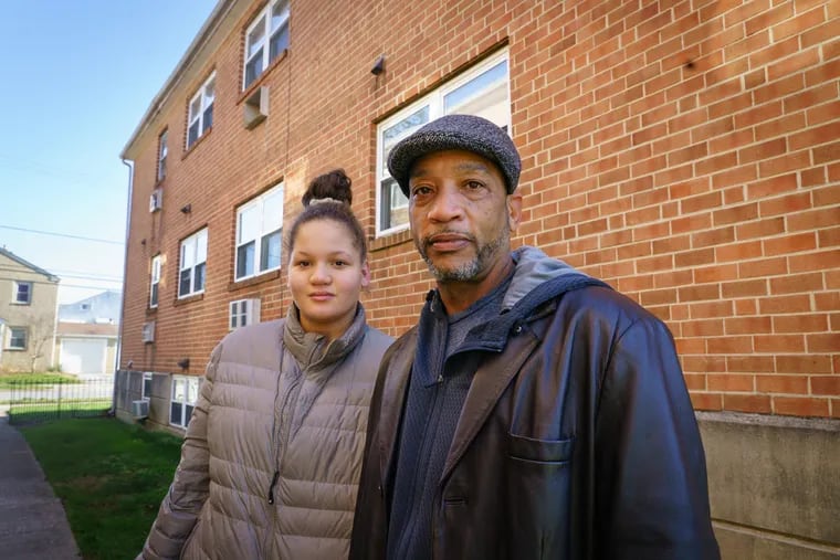 Destiny Lundberg and her father, Tim Favors, faced a sudden eviction in the fall from their apartment in Downingtown. With the help of a new eviction-protection program from the nonprofit Friends Association for Care and Protection of Children, they were able to negotiate with their landlord and safely transition to a new home.