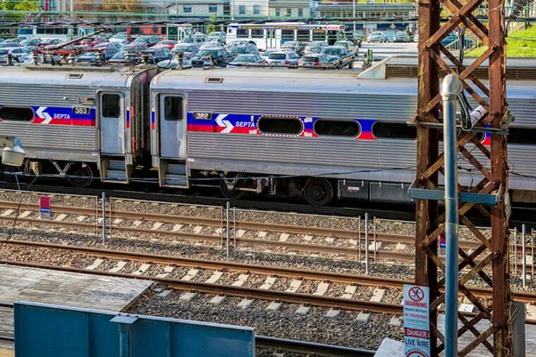 SEPTA’s Paoli Station is on the papal weekend’s busiest Regional Rail route, the Paoli/Thorndale Line. (JEFF FUSCO/For The Inquirer)