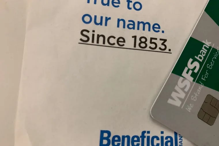 Beneficial Bank's slogan may be "true to our name," but the name is changing. WSFS, the biggest bank in the Philadelphia region, has absorbed Beneficial, the biggest based in Philadelphia. Customers of each bank can now use the other's branches and ATMs. Green WSFS signs will replace blue Beneficial signs this summer.