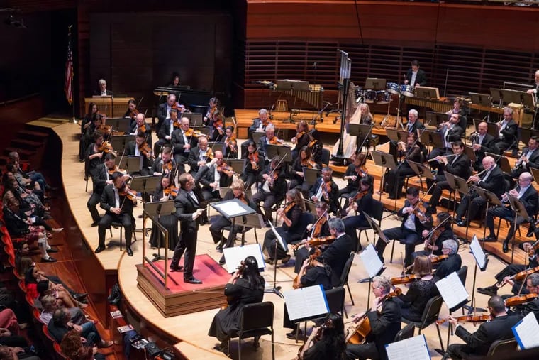 Yannick Nézet-Séguin leads the Philadelphia Orchestra at the Kimmel Center. The ensemble’s 2018 tour of Europe and Israel starts May 24, continuing through June 5. (Photo Courtesy of Philadelphia Orchestra)