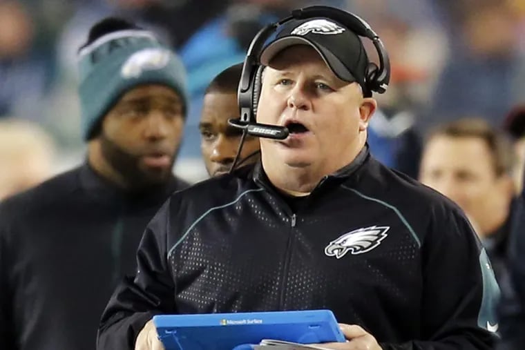 Eagles owner Jeffrey Lurie said the hiring of Chip Kelly directly out of college in 2013 would be high risk/high reward. He was right about the first part, at least.