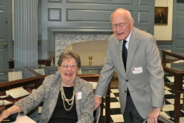 Doris B. Steinberg, with her husband, Philip.