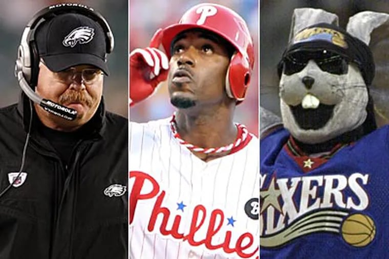 Bob Ford's annual corrections column includes notes on Andy Reid, Jimmy Rollins, and Hip Hop. (Staff file photos)