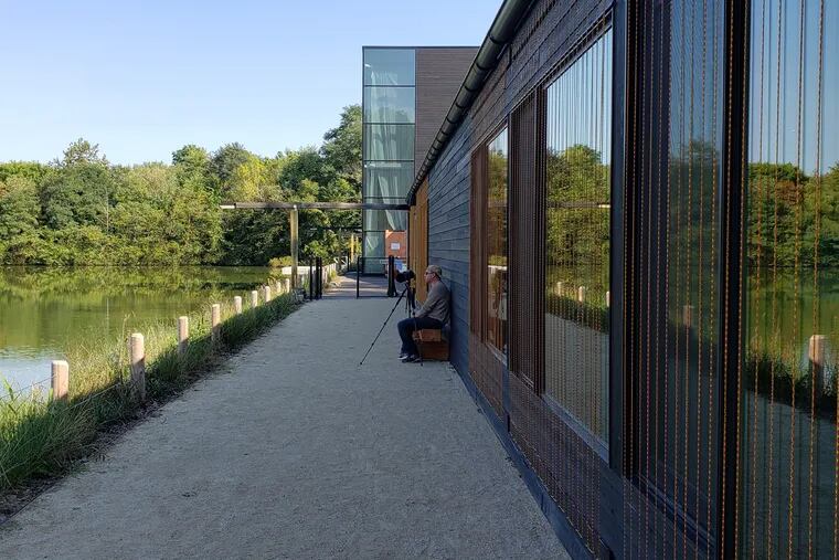 The Discovery Center at the old reservoir in Fairmount Park is Philadelphia's first bird-friendly building design.