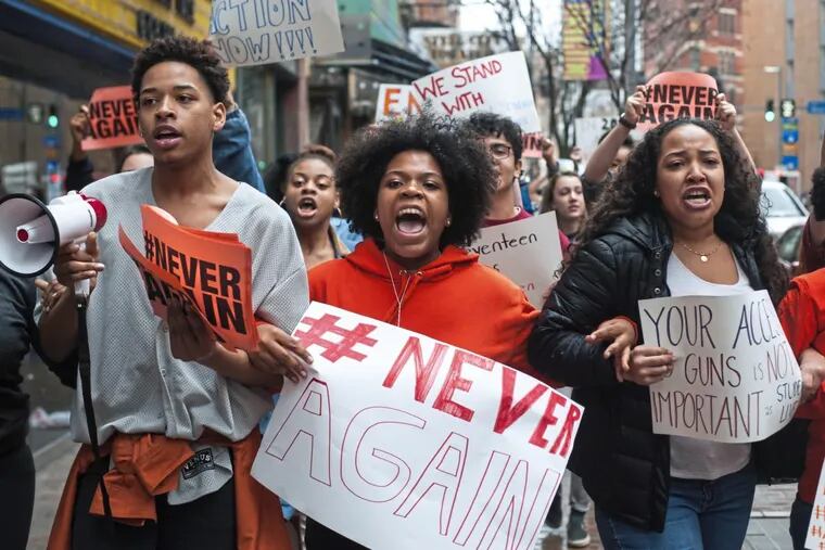 Walkouts have already happened in cities like Pittsburgh, where high school students marched Feb. 21 to show support for Parkland, Fla., students. Philly’s walk out is planned for Wednesday, March 14.