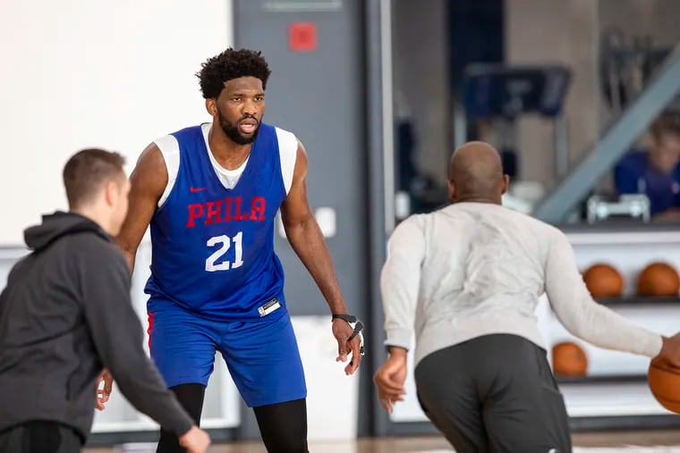 76ers center Joel Embiid was a full participant in practice on Friday.