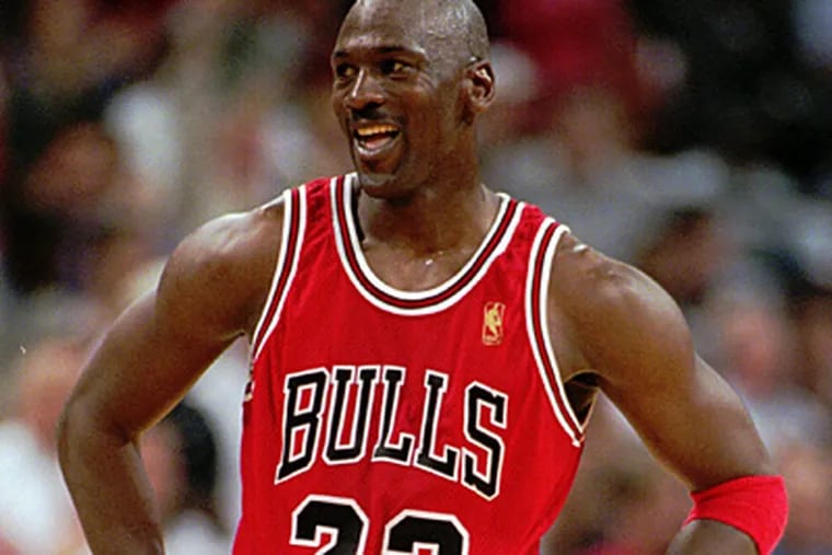 A few Sixers chose Michael Jordan for the most dominating player of his sport of all-time. (Alan Mothner/AP file photo)