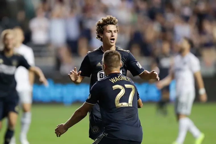 Union midfielder Brenden Aaronson, an 18-year-old Medford, native stands a good chance of winning. His strong play as a creative attacking midfielder has won raves across the league all year.