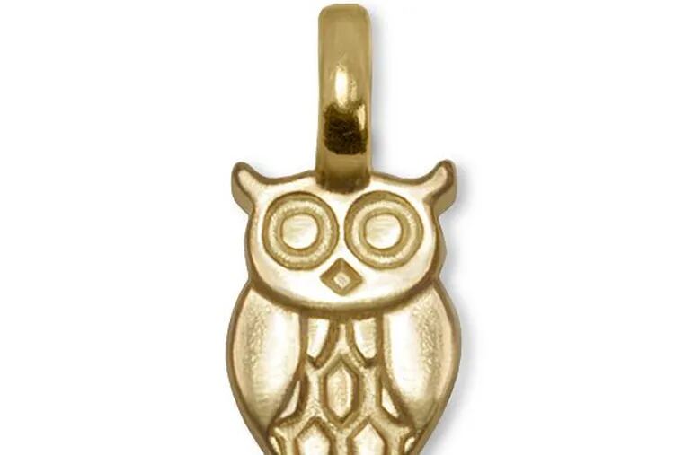 The gold Alex Woo Mini-Owl