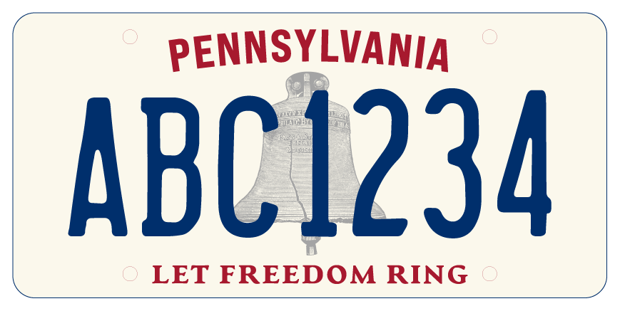 New Pa. license plate design will be available in 2025