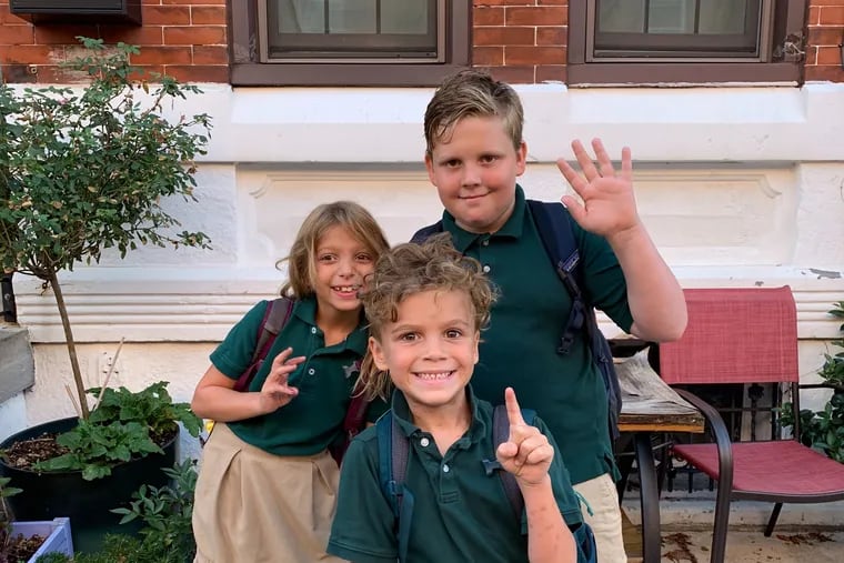 FIona, Declan and Reny Alfonso, who attended Nebinger Elementary in South Philadelphia, are moving to Miami to live with relatives. The childcare challenges presented by the COVID-19 school reopening plan mean their parents cannot balance caring for the second, fourth and sixth graders and making ends meet.