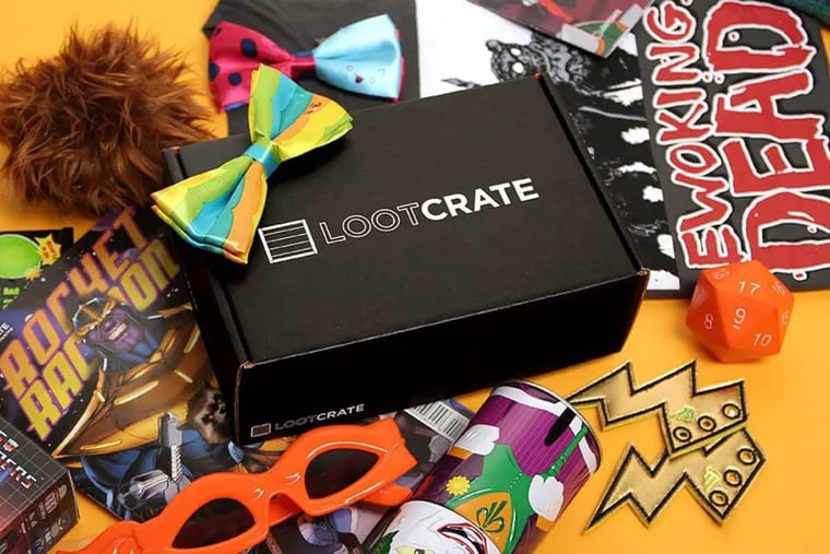 Loot Crate delivers a monthly box of items based around a theme.