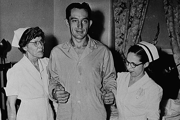 Ruth Ann Steinhagen inspired a novel and a movie starring Robert Redford when she lured Phillies first baseman Eddie Waitkus in 1949. (AP file photo)