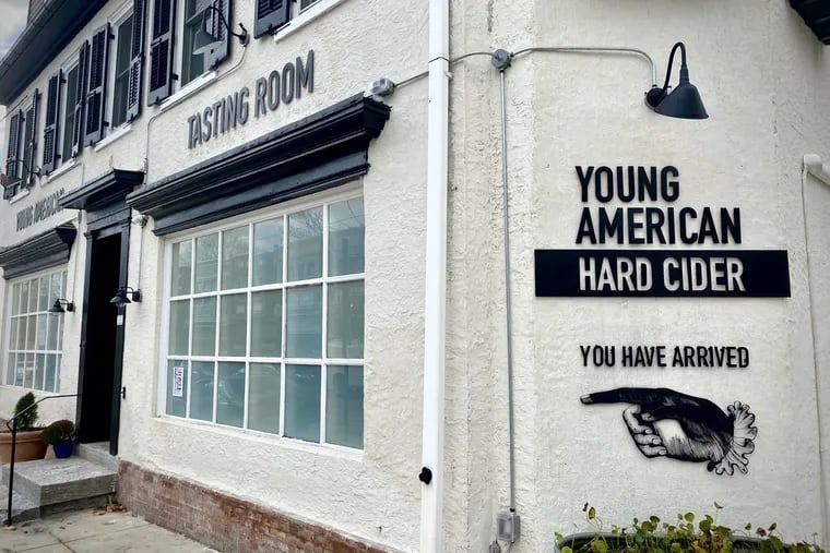 Young American Hard Cider opened on Germantown Avenue in November, close to Cliveden and the Johnson House, two historic homes.