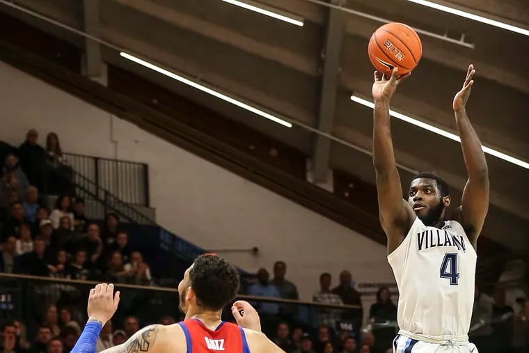 Eric Paschall led Villanova with 24 points and six rebounds in its Big East win over DePaul Wednesday.