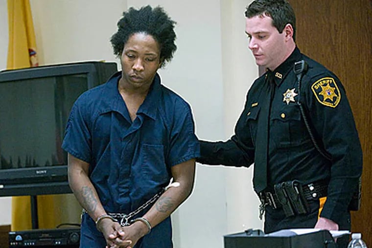 Camden resident Kevin Cleveland, 19, appears in court,  Friday, Feb. 24, 2012 in Camden, N.J. (AP Photo / Camden Courier-Post, John Ziomek, Pool)