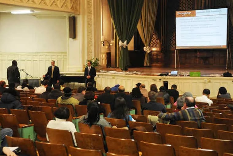 It was during this meeting at West Philadelphia High School in February that school district officials made a pitch to parents concerning the reforms that have now been announced for the school.