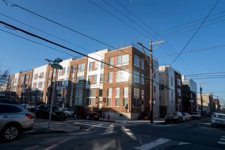 New condos are for sale reportedly for $700K at 20th and Wharton in Point Breeze, Wednesday, December 18, 2019.