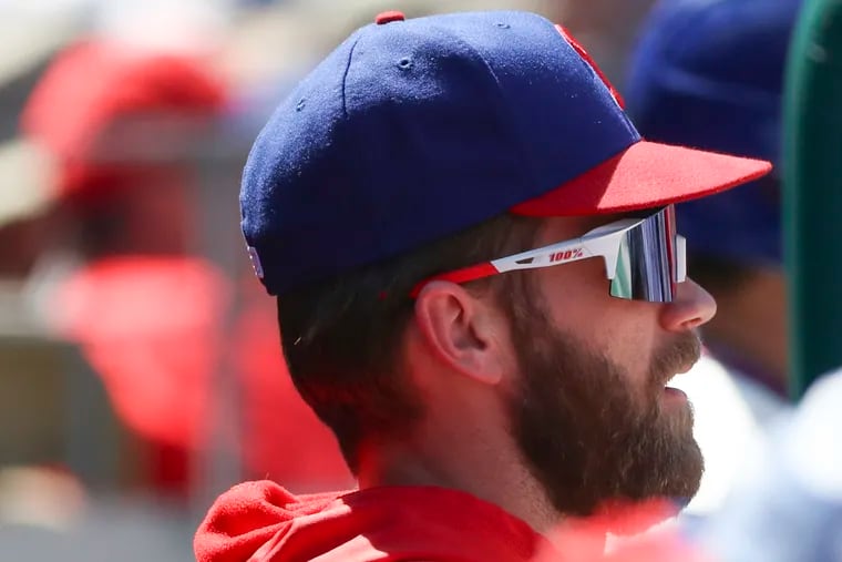 Bryce Harper is getting closer to a return to the Phillies.