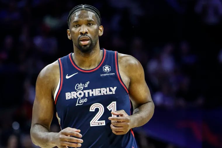 Joel Embiid is expected to play tonight against the Miami Heat in the Sixer's play-in game at the Wells Fargo Center.
