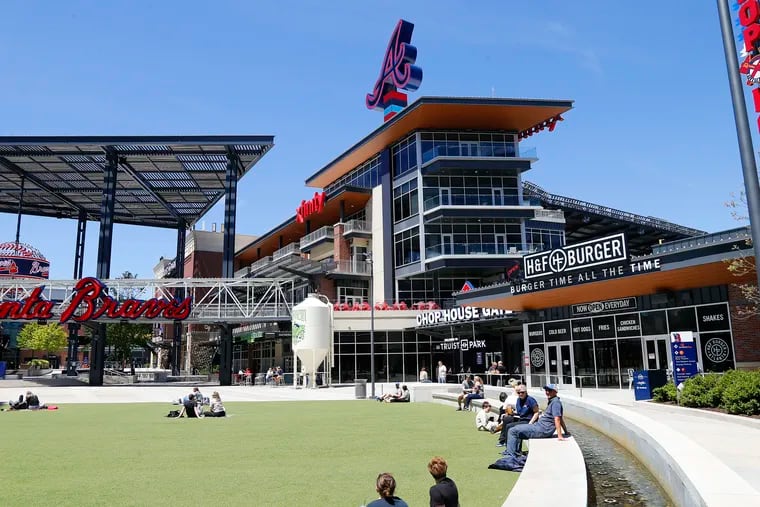 The Battery is a lively venue featuring shops, bars and restaurants from local chefs at Truist Park, home of the Atlanta Braves. Mayor Cherelle L. Parker thinks it could serve as a model for Philadelphia.