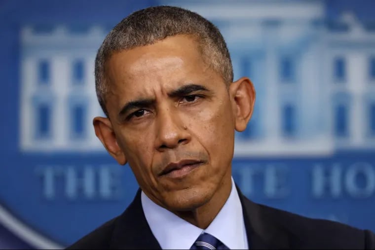 Former President Barack Obama in a 2016 file photograph.
