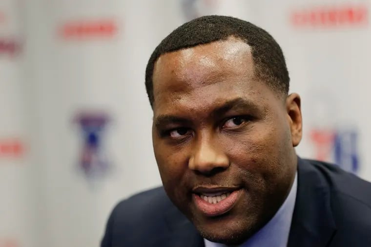Sixers general manager Elton Brand appears committed to the Sixers after signing an extension recently.