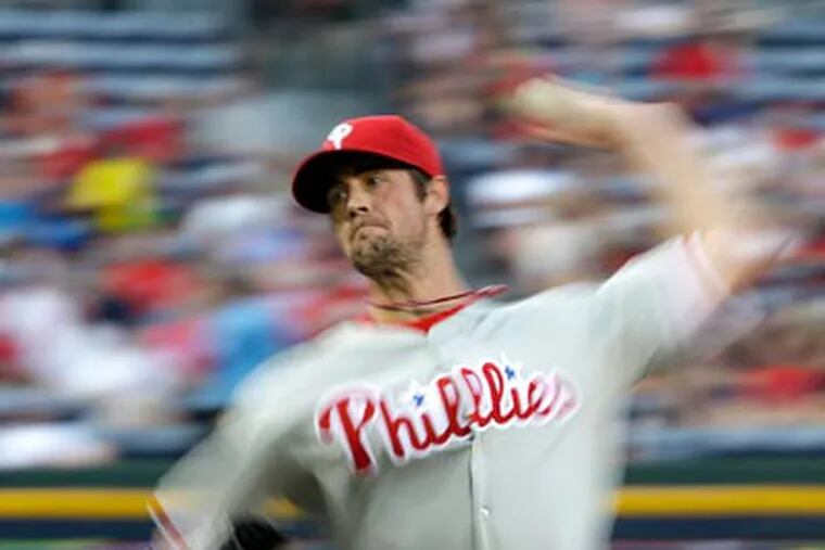 Cole Hamels admitted intentionally plunking Washington Nationals rookie Bryce Harper this week. Why did he do it? It hardly matters. DAVID GOLDMAN / Associated Press