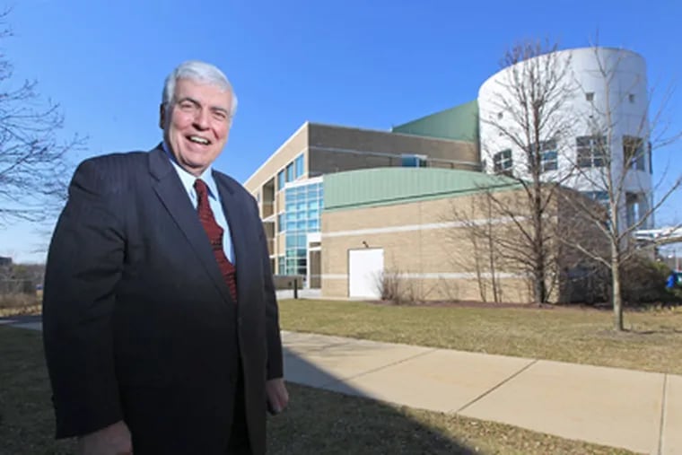 On Burlington County College's Pemberton campus is president Robert C. Messina Jr., on the eve of retirement after 25 years. (Michael Bryant / Staff Photographer)