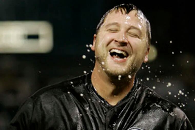 Mark Buehrle celebrates after throwing a no-hitter against Texas. It takes skill and some luck to pitch one. The list of pitchers who have accomplished the feat includes its share of one no-hit wonders.
