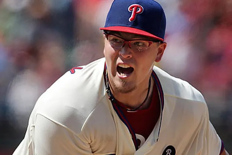 Vance Worley has compiled a dazzling 9-1 record so far with the Phillies. (David Maialetti/Staff file photo)