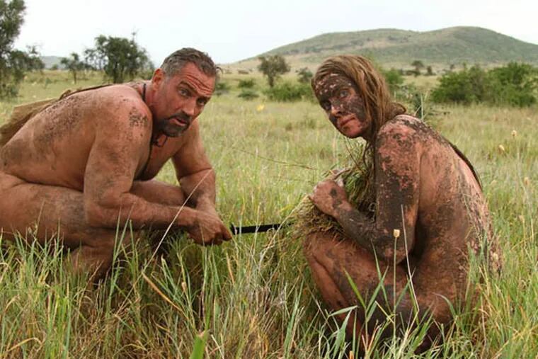 A photo of Kellie Nightlinger and Erroll James Snyder - a pair of strangers from Discovery's new reality show "Naked and Afraid"