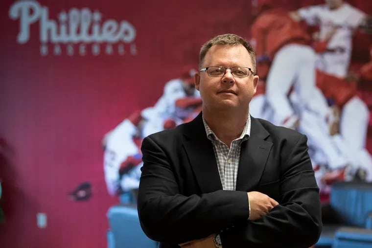 The week that reshaped the Phillies would not have been possible, general manager Matt Klentak said, without Mike Stauffer (above).