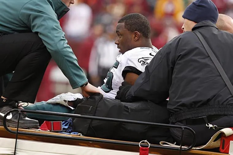 Eagles running back LeSean McCoy suffered a concussion against the Redskins on Sunday. (Ron Cortes/Staff Photographer)