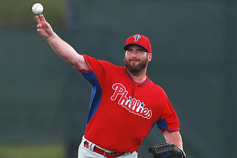 Phillies right-handed pitcher Brad Lincoln. (David Swanson/Staff Photographer)