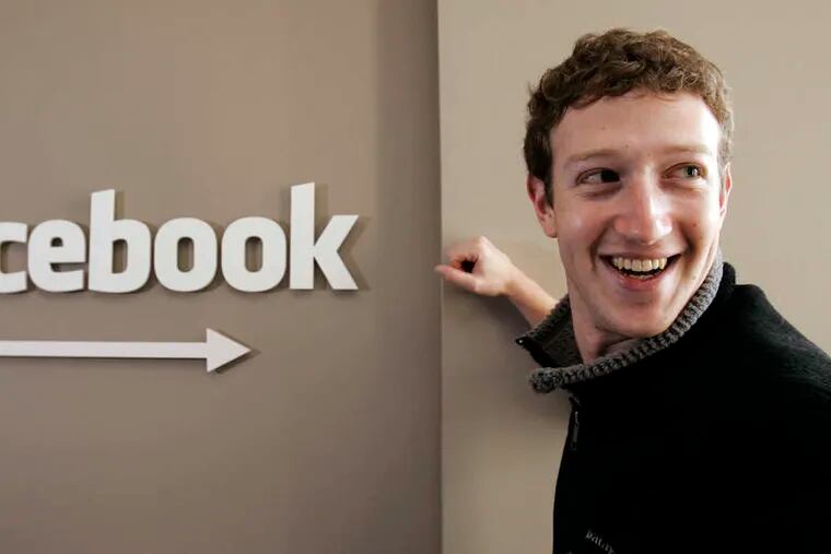 Mark Zuckerberg, at his company's headquarters in Palo Alto, Calif., in 2007. He donated 18 million shares last year.
