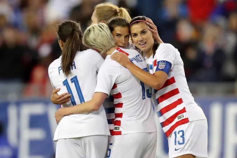 The U.S. women’s soccer team has received a pledge from the maker of LUNA nutrition bars to pay $31,250 to each of the players who makes the 23-woman World Cup roster.