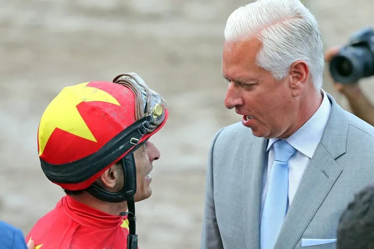 Todd Pletcher (right) trains horses that are winning 30 percent of the time, the equivalent of a .400 hitter in baseball.