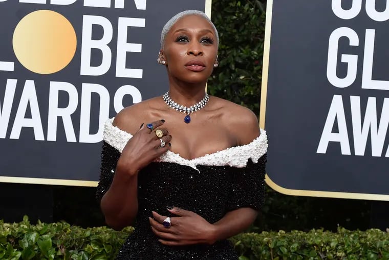 Cynthia Erivo arrives at the 77th annual Golden Globe Awards at the Beverly Hilton Hotel on Sunday, Jan. 5, 2020, in Beverly Hills, Calif. (Photo by Jordan Strauss/Invision/AP)