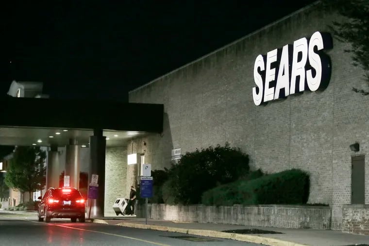 Sears at the Deptford Mall in Deptford, N.J. will be one of the stores closing as the company reorganizes under Ch. 11 bankruptcy.