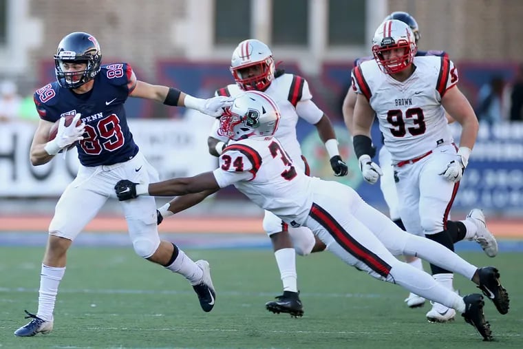 Penn wide receiver Ryan Cragun (89) could be the focus of the Quakers' offense against Cornell.