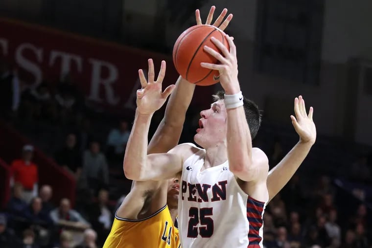 AJ Brodeur finished with 14 points in Penn's loss to Lafayette. (File Photo)