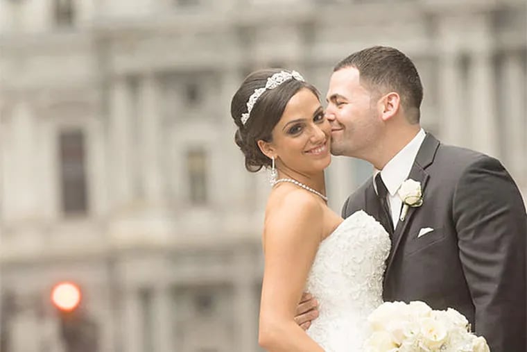 Stefania Veneziale and Michael DeMarco. (Chris Hensel Wedding Photography)
