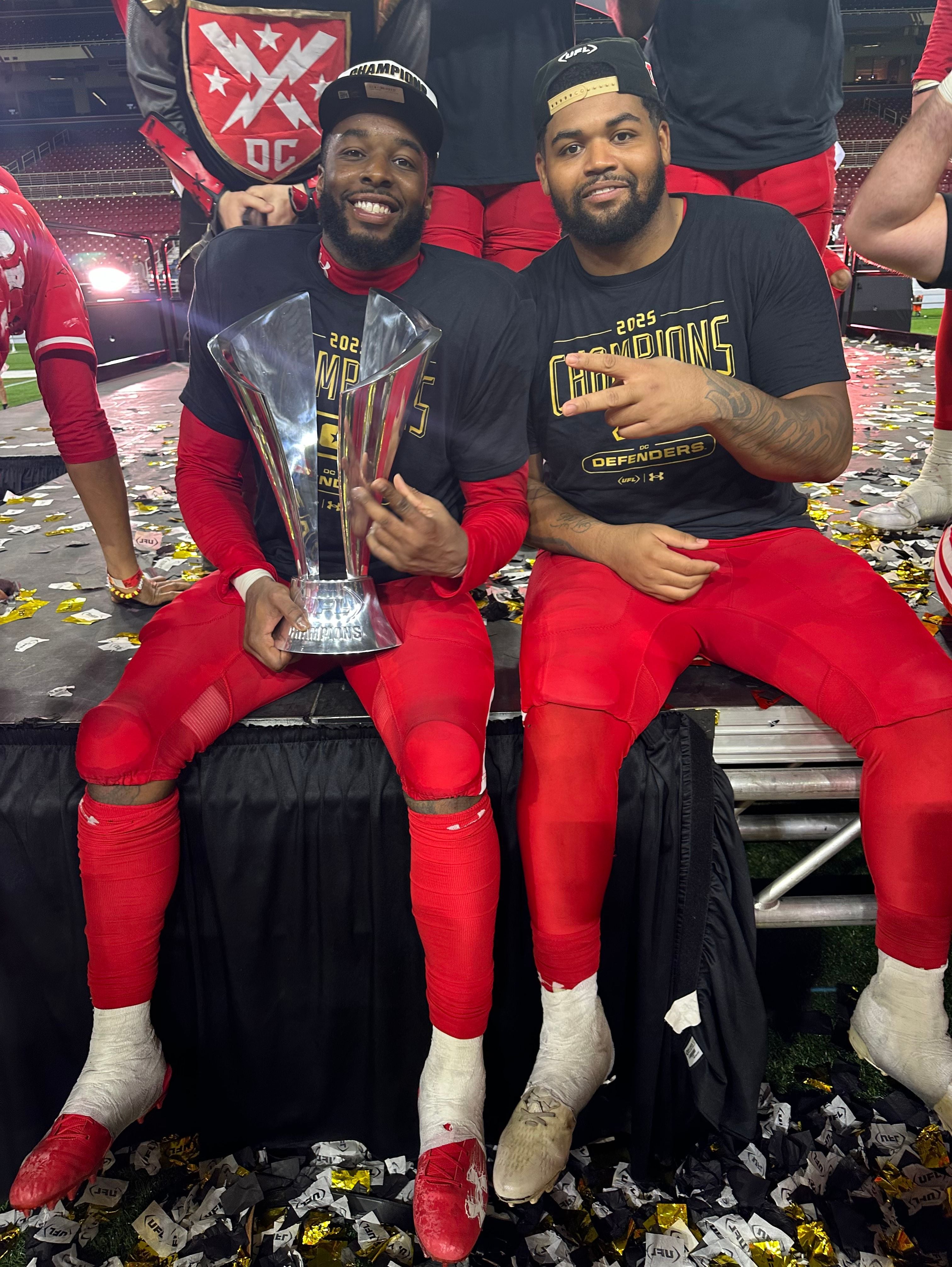 Former Imhotep stars Yasir Durant and Andre Mintze are UFL champions