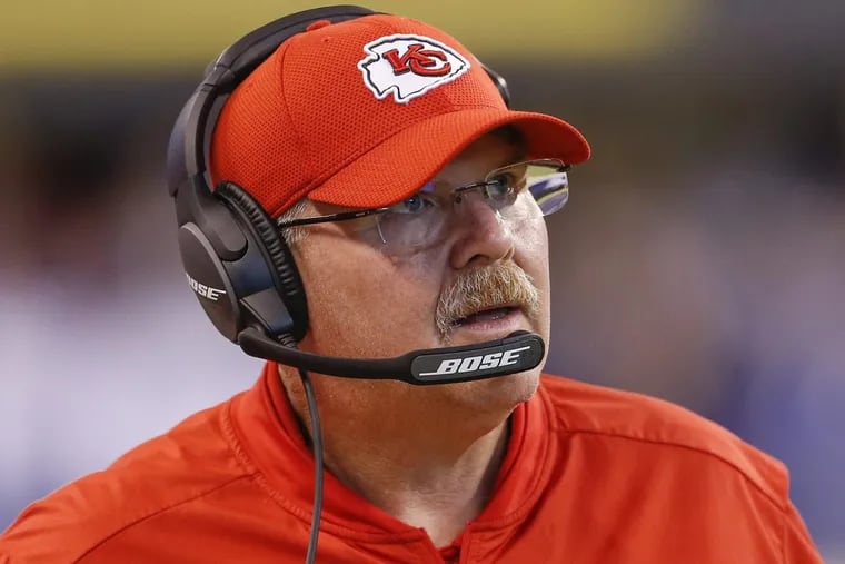 Current Kansas City Chiefs and former Eagles head coach Andy Reid will face off against his former offensive coordinator this Sunday.