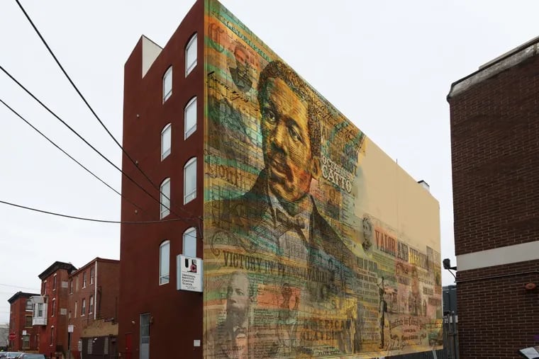 A new mural celebrating Octavius Valentine Catto will soon grace the facade of the Universal Institute Charter School in South Philadelphia. An official unveiling is projected for next fall.