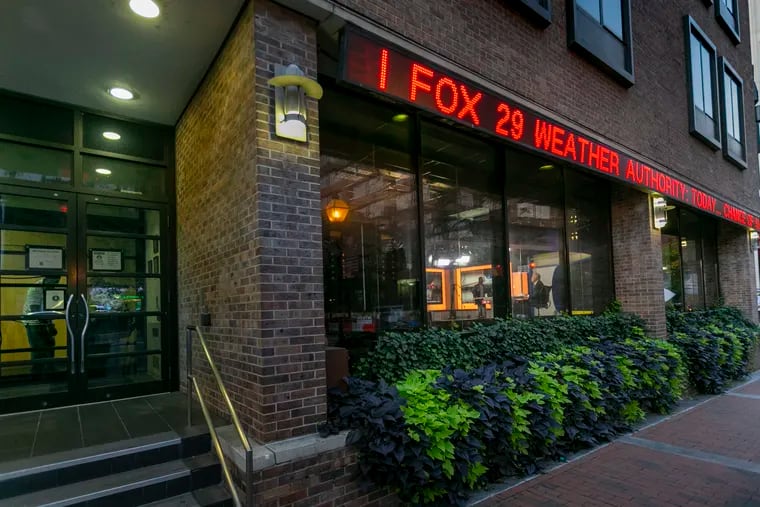 Early Thursday morning, a man broke the glass to the front door of Fox29's studios at 4th and Market Streets.
